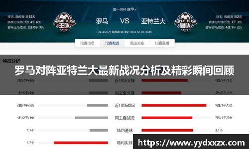 罗马对阵亚特兰大最新战况分析及精彩瞬间回顾
