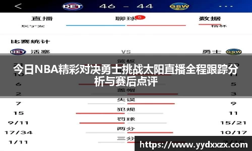 今日NBA精彩对决勇士挑战太阳直播全程跟踪分析与赛后点评